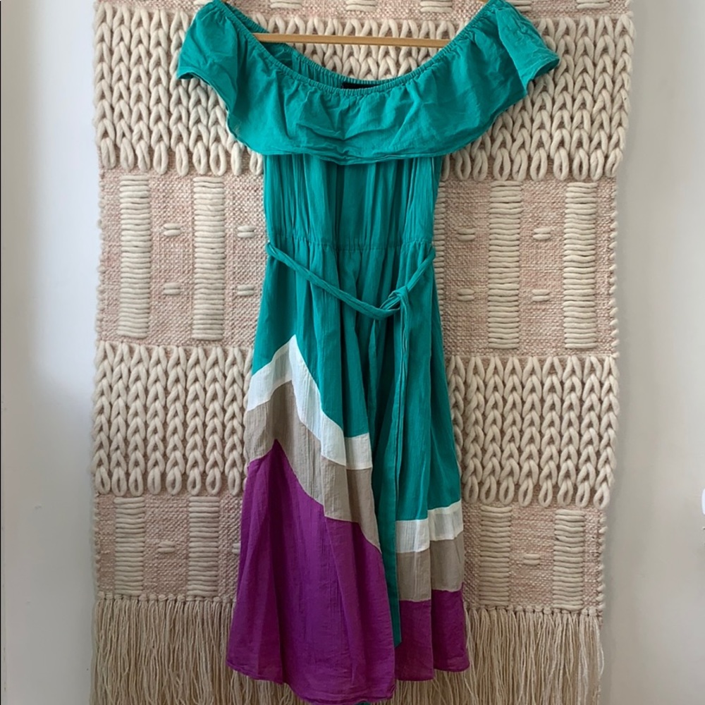 Saks 5th Ave off the shoulder sundress